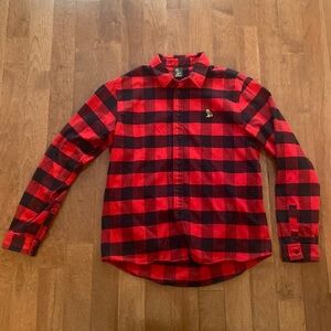 OVO plaid flannel shirt